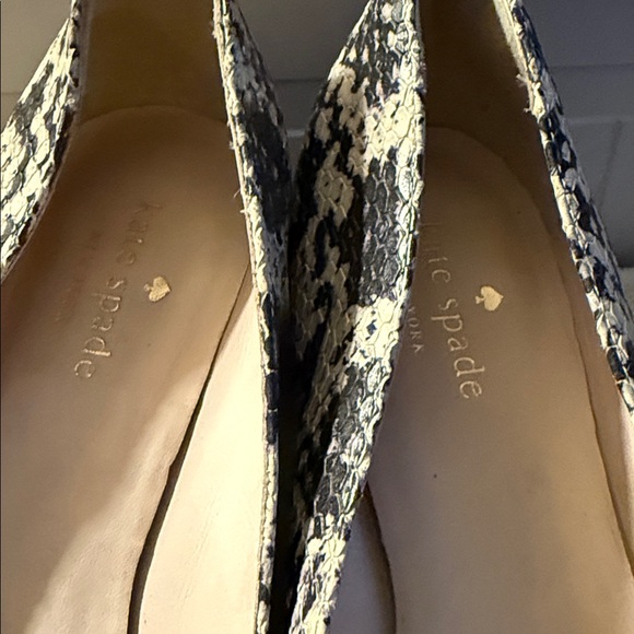 Kate Spade Snakeskin Pattern Loafer Flats - Picture 3 of 9